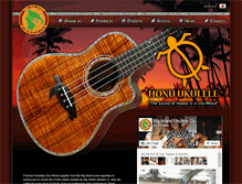 Tablet Screenshot of bigislandukulele.com